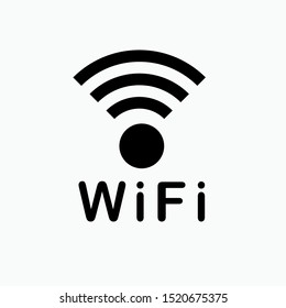 Black Sign Wifi Isolated On Transparent Stock Vector Royalty Free