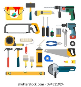 Working Tools Vector Set Stock Vector Royalty Free