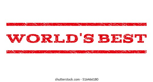 Worlds Best Watermark Stamp Text Tag Vector De Stock Libre De