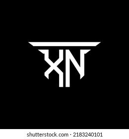 Xn Letter Logo Creative Design Vector Stock Vector Royalty Free