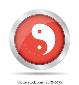 Yin Yang Symbol Black White Vector Stock Vector Royalty Free