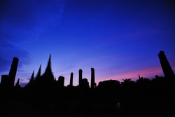 4th century Wat Si Sanphet, the largest temple in Ayuthaya in its time, 4th century Wat Si Sanphet, the largest temple in Ayuthaya in its time,