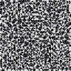 Seamless geometric pattern made with monochrome elements, vector background.