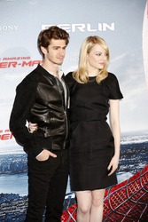 BERLIN - JUN 20: Andrew Garfield, Emma Stone at the photo call for "The Amazing Spider-Man" on June 20, 2012 in Berlin, Germany