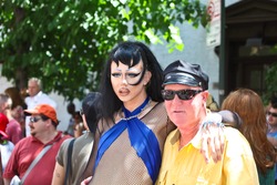 NEW YORK CITY - 24 JUNE 2012: Greenwich Village's annual gay pride parade & festival commemorates the anniversary of the Stonewall Riots on 25 June 2012 in New York City