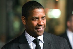 HOLLYWOOD - JAN 11: Denzel Washington attends The Book of Eli premiere on January 11 2010 at Grauman's Chinese Theater in Hollywood, California.