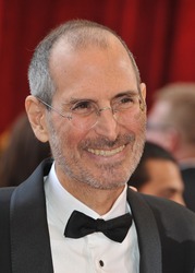 LOS ANGELES, CA - MARCH 7, 2010: Steve Jobs at the 82nd Annual Academy Awards at the Kodak Theatre, Hollywood.