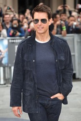 Tom Cruise arriving for the Rock Of Ages Premiere, Odeon Leicester Square, London. 10/06/2012 Picture by: Alexandra Glen / Featureflash