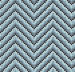 A seamless 60s retro zigzag pattern in cool colours, which is made of a mosaic of rounded squares. Perfect for repeat tiling or a stand alone wallpaper.