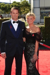 LOS ANGELES, CA - SEP 15: Garret Dillahunt, Martha Plimpton at the Academy Of Television Arts & Sciences 2012 Creative Arts Emmy Awards at Nokia Theater on September 15, 2012 in Los Angeles, CA