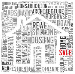 Sale info-text graphics and arrangement concept on white background (word cloud)