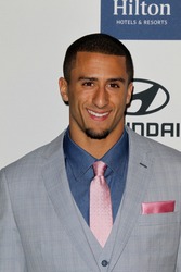 LOS ANGELES - FEB 9: Colin Kaepernick arrives at the Clive Davis 2013 Pre-GRAMMY Gala at the Beverly Hilton Hotel on February 9, 2013 in Beverly Hills, CA