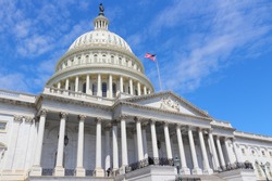 Washington DC, capital city of the United States. National Capitol building.