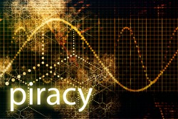 Piracy Abstract Technology Business Concept Wallpaper Background