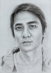 Similar Images, Stock Photos & Vectors of Man Portrait Drawing