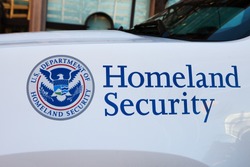 WASHINGTON, DC - DECEMBER 26: Homeland Security Police car in Washington, DC on December 26, 2014.