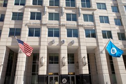 WASHINGTON, DC - FEBRUARY 15: U.S. Immigration and Customs Enforcement Headquarters in Washington, DC on February 15, 2015.
