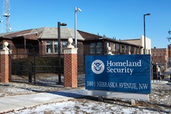 WASHINGTON, DC - FEBRUARY 15: Department of Homeland Security Headquarters in Washington, DC on February 15, 2015.