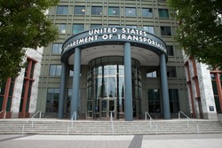 WASHINGTON, DC - JULY 17: Department of Transportation Headquarters in Washington, DC on July 17, 2015.
