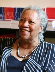 PARIS - MAY 12: Toni Morrison, a Nobel Prize-winning American author, editor, and professor during the autograph session in the L'arbre a Lettres bookstore on May, 12, 2009 in Paris, France
