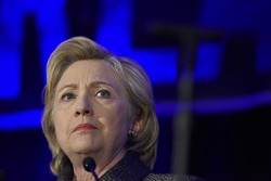 NEW YORK CITY - DECEMBER 13 2015: Former Secretary of State Hillary Rodham Clinton spoke at the National Immigration Integration conference.