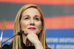 Berlin, Germany - February 16, 2016 - Actress Laura Linney attends the 'Genius' press conference during the 66th Berlinale International Film Festival