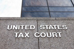 WASHINGTON, DC - NOVEMBER 12: United States Tax Court in Washington, DC on November 12, 2015. The court specializes in ruling on disputes over federal income tax.