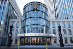 NEW YORK CITY - JANUARY 3: United States Courthouse for the Eastern District of New York on January 3, 2016 in New York City. The population of the Eastern District is eight million people.