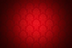 high resolution background wallpaper with fine detailed red ornaments