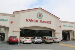Artesia, California, USA - May 9, 2016: 99 Ranch Market is an Asian American supermarket chain with over 30 stores primarily in California.