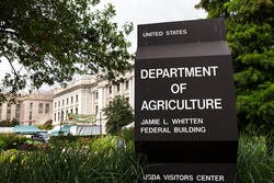 WASHINGTON, DC - JULY 17: Department of Agriculture Headquarters in Washington, DC on July 17, 2015.