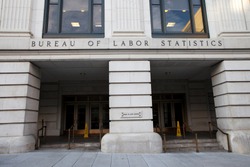 WASHINGTON, DC - NOVEMBER 12: Bureau of Labor Statistics in Washington, DC on November 12, 2015. It provides essential economic information to support public and private decision-making.