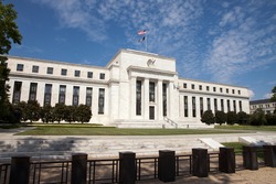 WASHINGTON, DC - SEPTEMBER 10: Federal Reserve Headquarters in Washington, DC on September 10, 2016. The Fed provides the nation with a safe, flexible, and stable monetary and financial system.