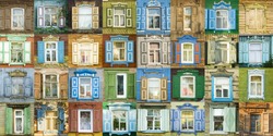 32 multicolored tradition windows from russian town Engels(every window available as 1000x1000 px)