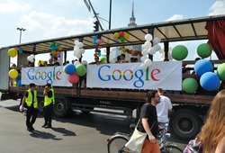 WARSAW - JULY 17: Participants in the EuroPride Parade on July 17, 2010 in Warsaw, Poland.