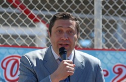 NEW YORK CITY - APRIL 9 2017: Luna Park in Coney Island celebrated its formal opening day for the 2017 season. Democratic District Leader Ari Kagan