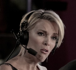 Cleveland, Ohio, USA, 21st July, 2016
FOX News correspondent Megyn Kelly reporting on the Republican National Convention from the FOX Network broadcast booth in the Quicken arena