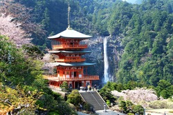 Nachi Taisha was one of the main destinations of the Kumano Kodo pilgrimage routes.