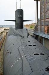 The SSBN Le Redoutable is a former French nuclear powered ballistic missile submarine