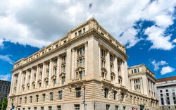 John A. Wilson Building housing the municipal offices and chambers of the Mayor and the Council of the District of Columbia. United States