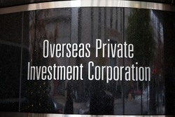 WASHINGTON, DC - NOVEMBER 26: Overseas Private Investment Corporation in Washington, DC on November 26, 2016. It was established in 1971 as an agency of the U.S. Government.
