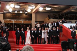 CANNES, FRANCE - MAY 11: Jury members and Robert De Niro, attend the Opening Ceremony and 'Midnight In Paris' Premiere at the Palais during the 64 Cannes Festival on May 11, 2011 in Cannes, France