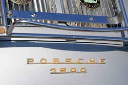 BELGRADE - SEPTEMBER 3: A Porsche 1600 on Oldtimer's Car Show September 3, 2011 in Belgrade, Serbia.