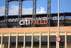 NEW YORK - JULY 15: Citi Field, home of the National League Mets, on July 15, 2011 in New York, NY. Opened in 2009, it seats 41,800 baseball fans and cost $900 million.