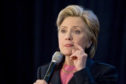 Northridge, CA January 17, 2008: Presidential candidate Senator Hillary Clinton at a rally at California State University Northridge (CSUN).
