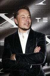 LOS ANGELES, CA - FEB 9: Elon Musk at the Tesla Worldwide Debut of Model X on February 9, 2012 in Hawthorne, Los Angeles, California