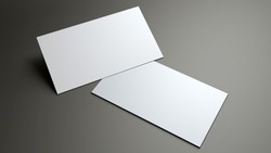 the 3d scene could be fit with any name card design,Is the best for promotion of company brand image.