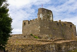 13th century medieval castle of Holloko, Hungary. UNESCO World Heritage Site.