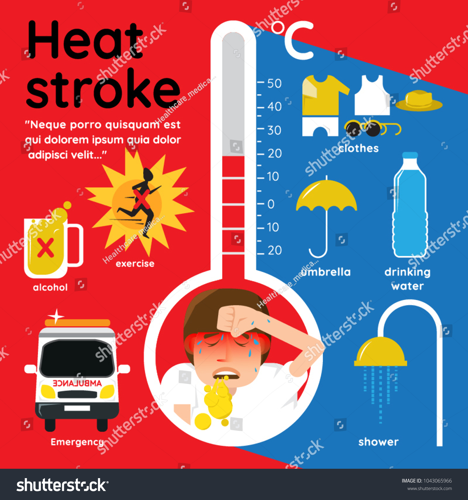 Symptom Prevention Health Care Infographics About Stock Vector Royalty