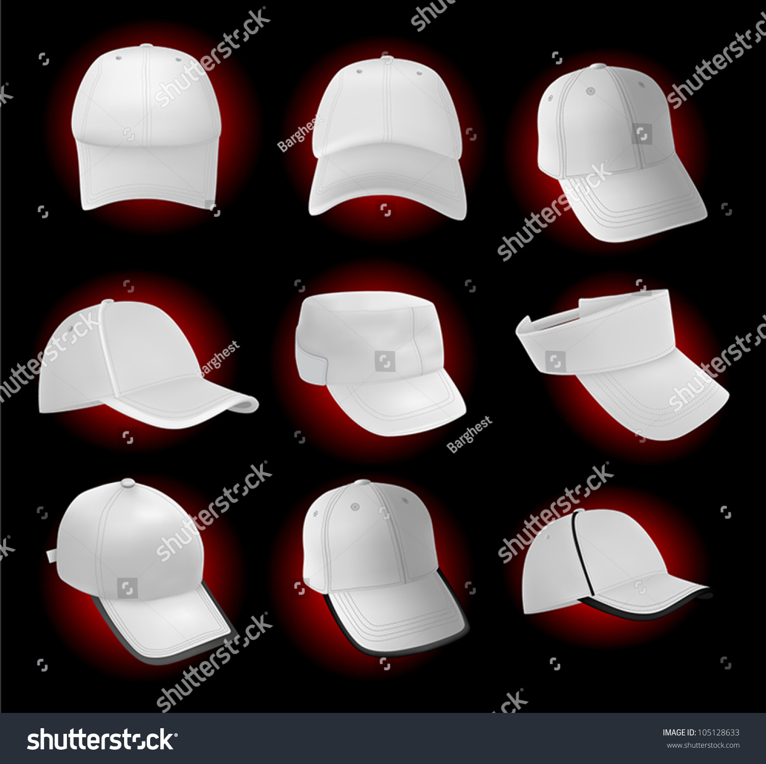 Blank Baseball Hat Template Shutterstock